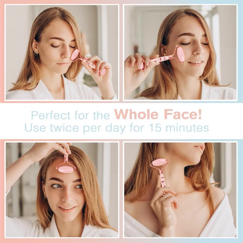 Lumivonelle Rose Quartz Face Roller